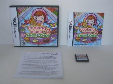 Cooking Mama 3: Shop & Chop (CIB) - Nintendo DS Game